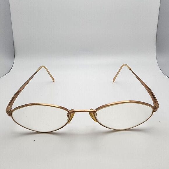 Cottet Gold Prescription Glasses Frames - Picture 3 of 9
